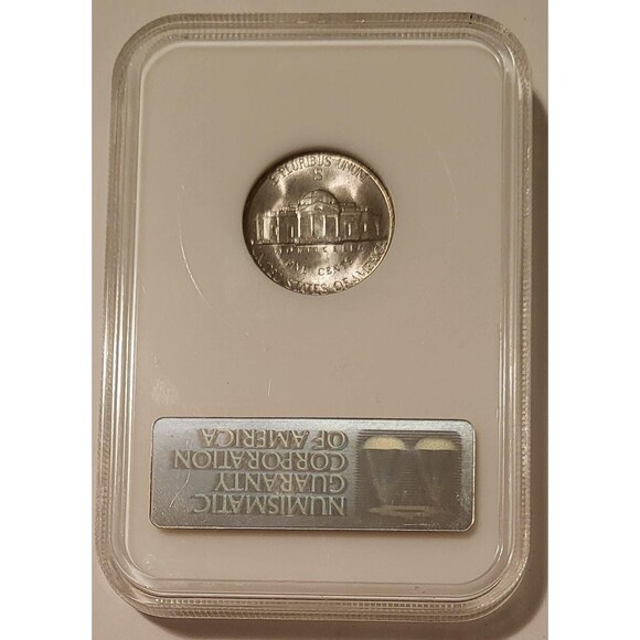 1945 S Jefferson Silver Nickel MS67 NGC Light Toning OH - Picture 2 of 4